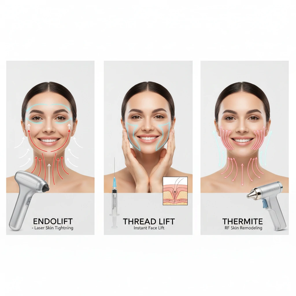 أفضل 3 تقنيات لرفع وشد الوجه في جلسة واحدة داخل ليليا كلينك